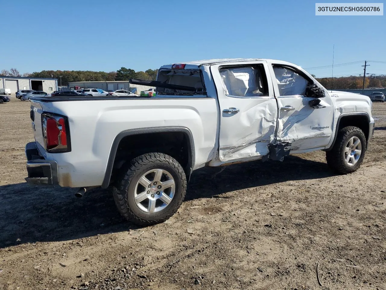 2017 GMC Sierra K1500 Slt VIN: 3GTU2NEC5HG500786 Lot: 81176444