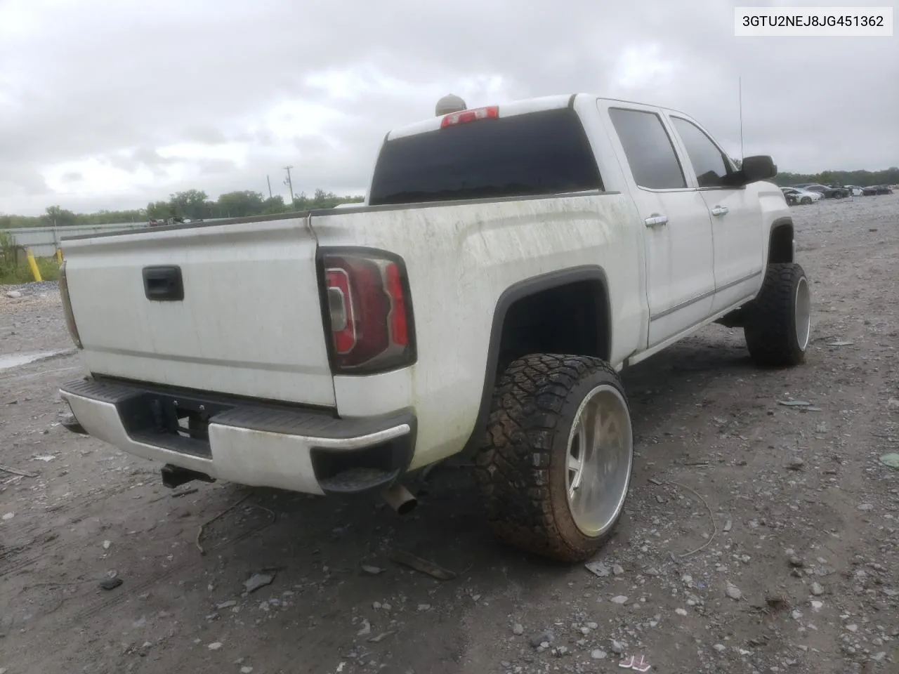 2018 GMC Sierra K1500 Slt VIN: 3GTU2NEJ8JG451362 Lot: 53140674