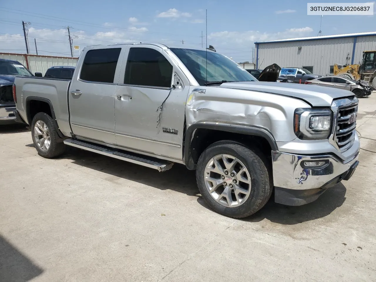 3GTU2NEC8JG206837 2018 GMC Sierra K1500 Slt