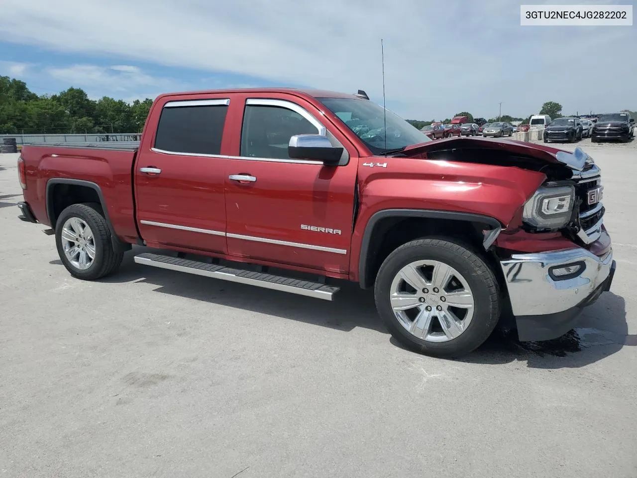 2018 GMC Sierra K1500 Slt VIN: 3GTU2NEC4JG282202 Lot: 58958824