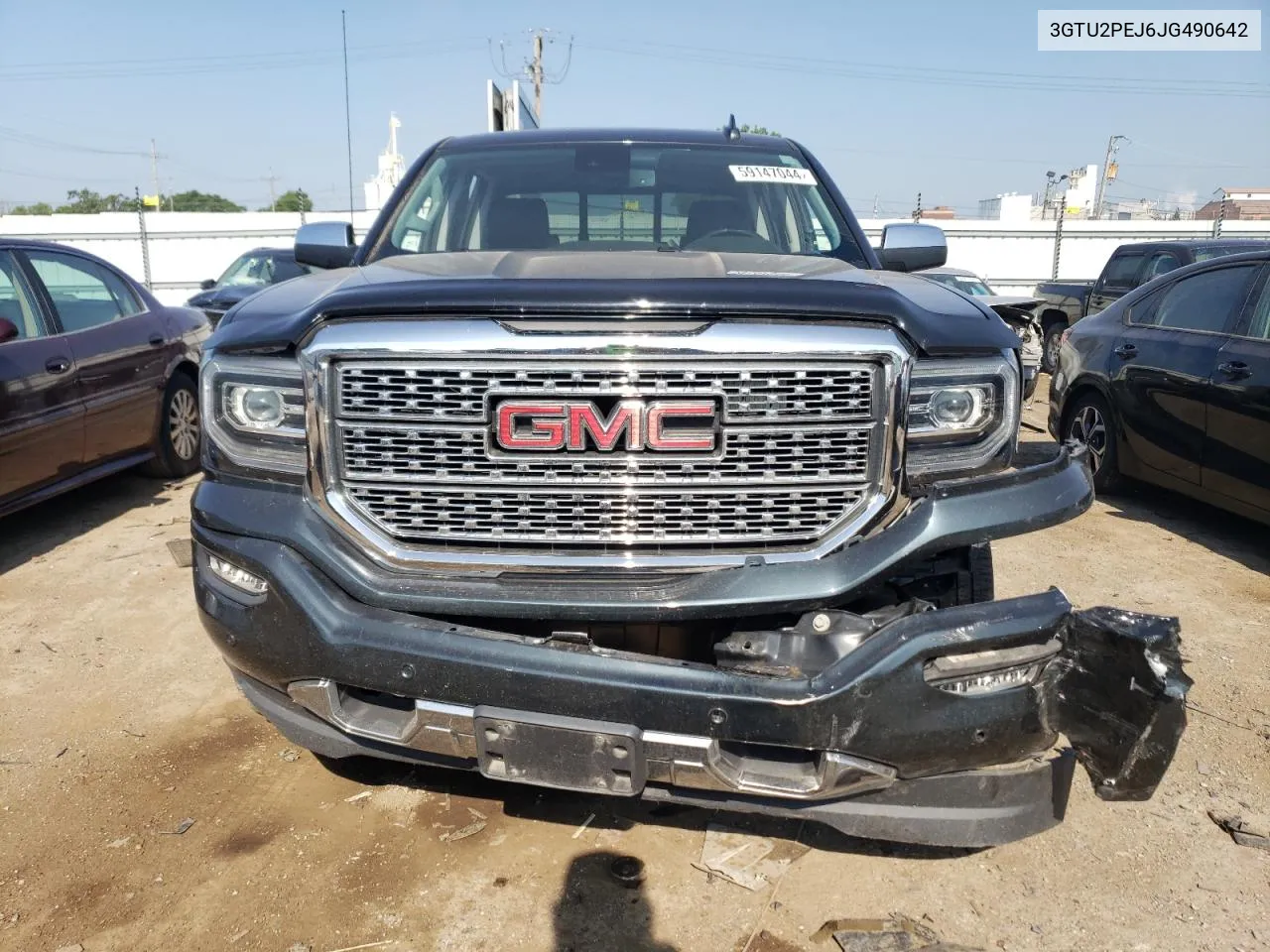 2018 GMC Sierra K1500 Denali VIN: 3GTU2PEJ6JG490642 Lot: 59147044