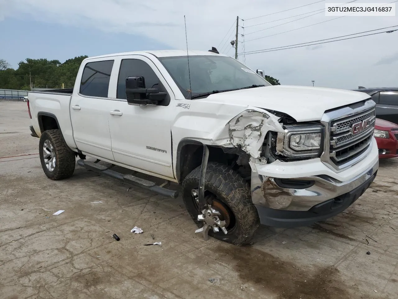 2018 GMC Sierra K1500 Sle VIN: 3GTU2MEC3JG416837 Lot: 62534344