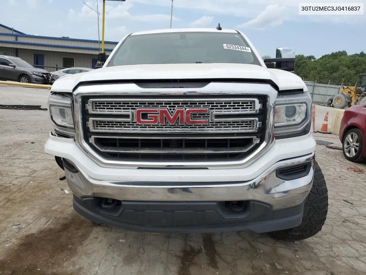 2018 GMC Sierra K1500 Sle VIN: 3GTU2MEC3JG416837 Lot: 62534344