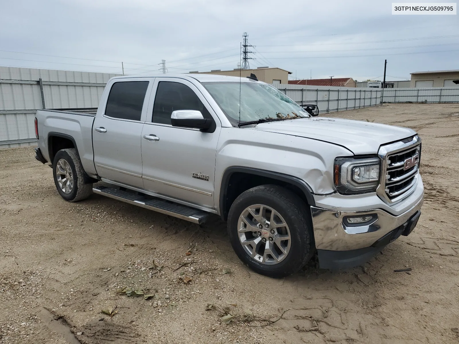 2018 GMC Sierra C1500 Slt VIN: 3GTP1NECXJG509795 Lot: 62817664