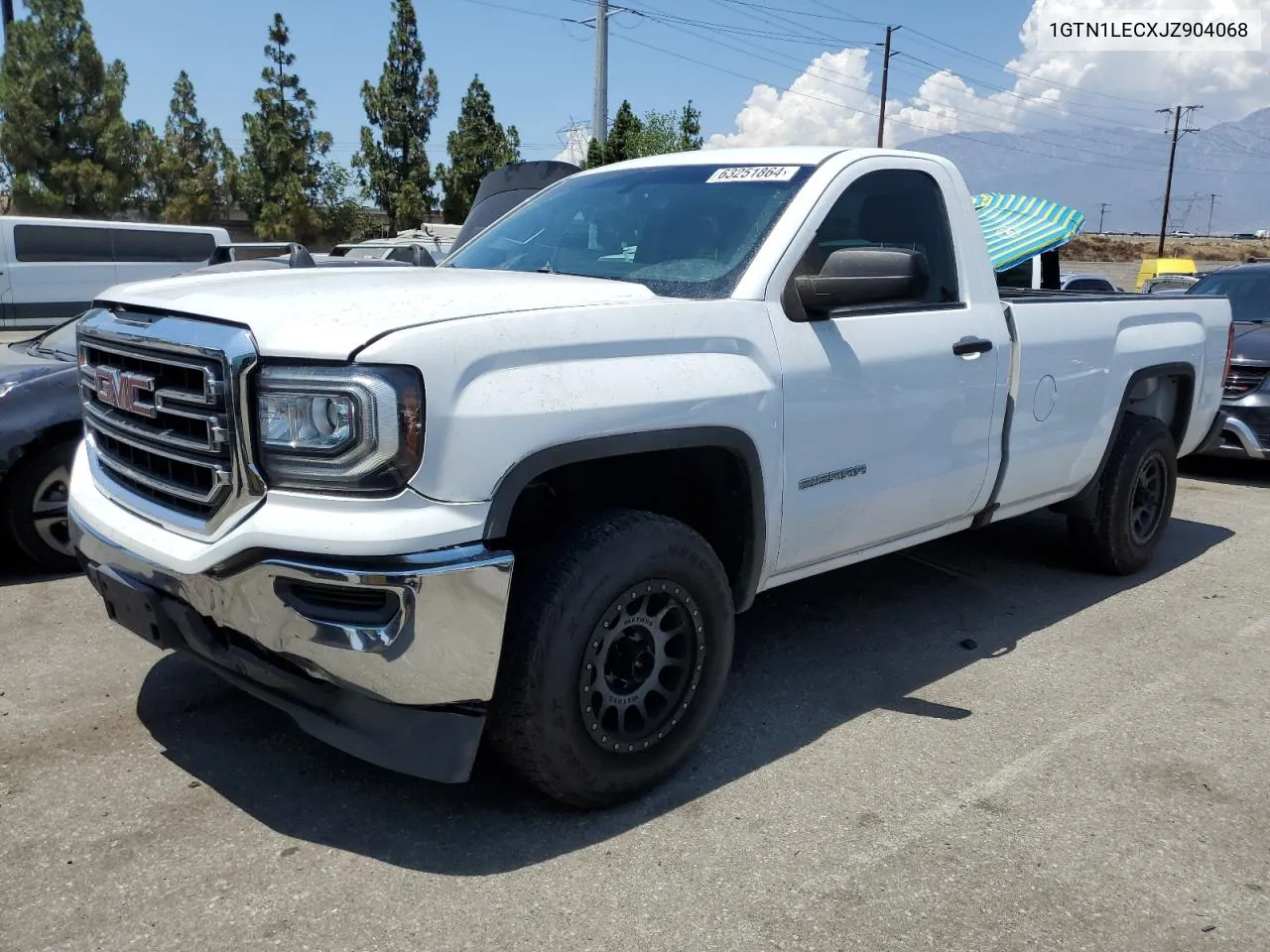 2018 GMC Sierra C1500 VIN: 1GTN1LECXJZ904068 Lot: 63251864