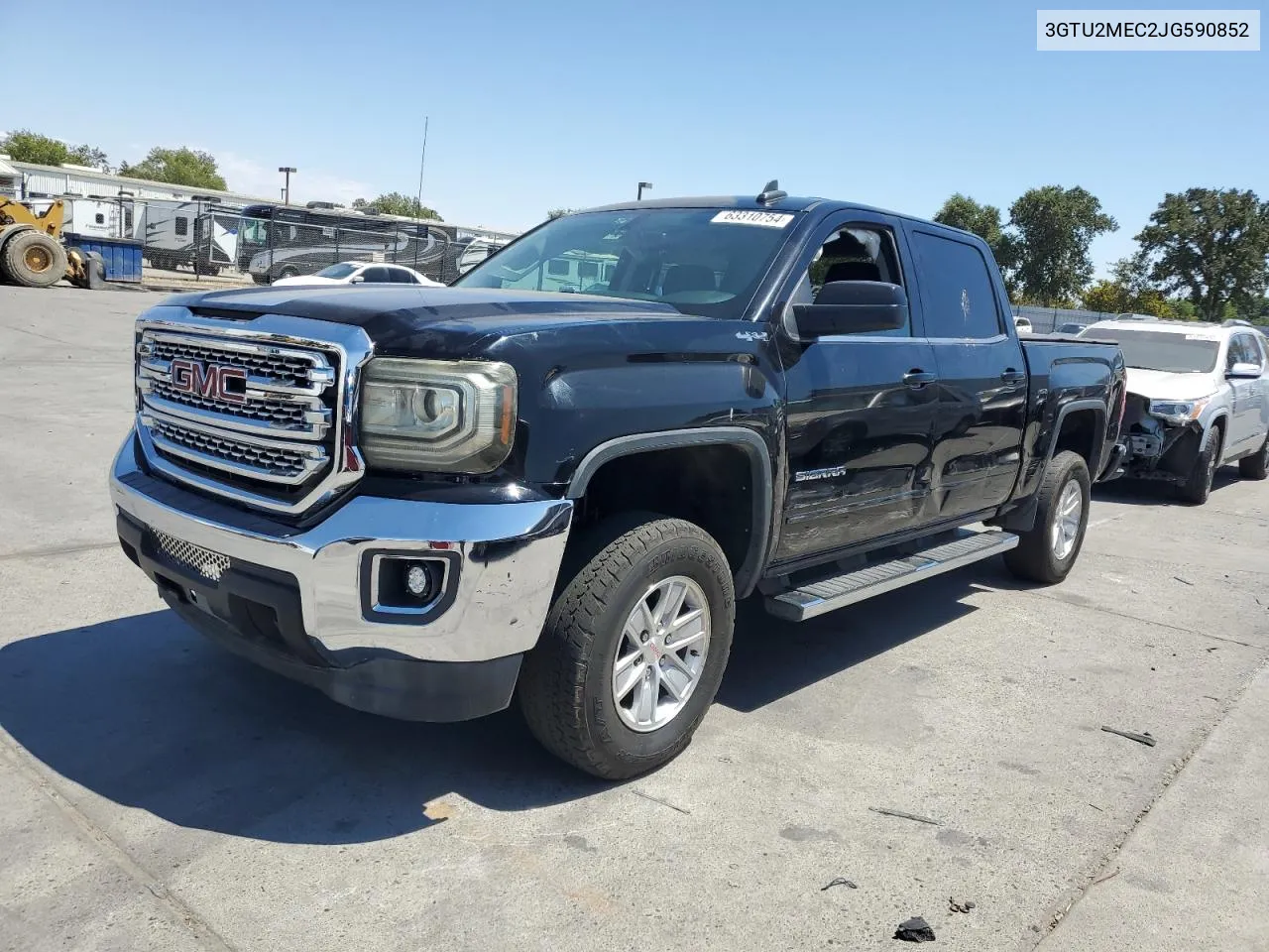 2018 GMC Sierra K1500 Sle VIN: 3GTU2MEC2JG590852 Lot: 63310754