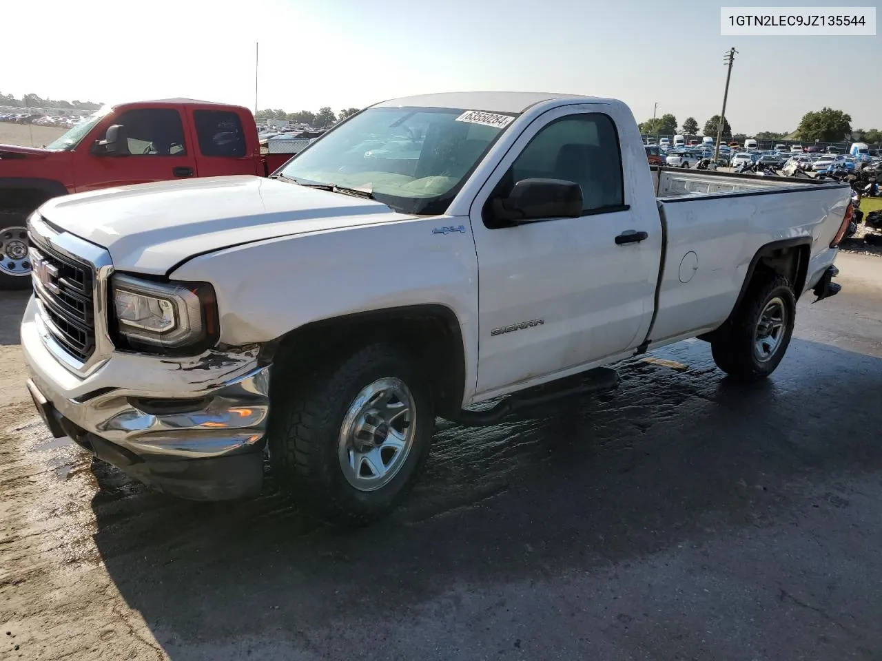 2018 GMC Sierra K1500 VIN: 1GTN2LEC9JZ135544 Lot: 63550284