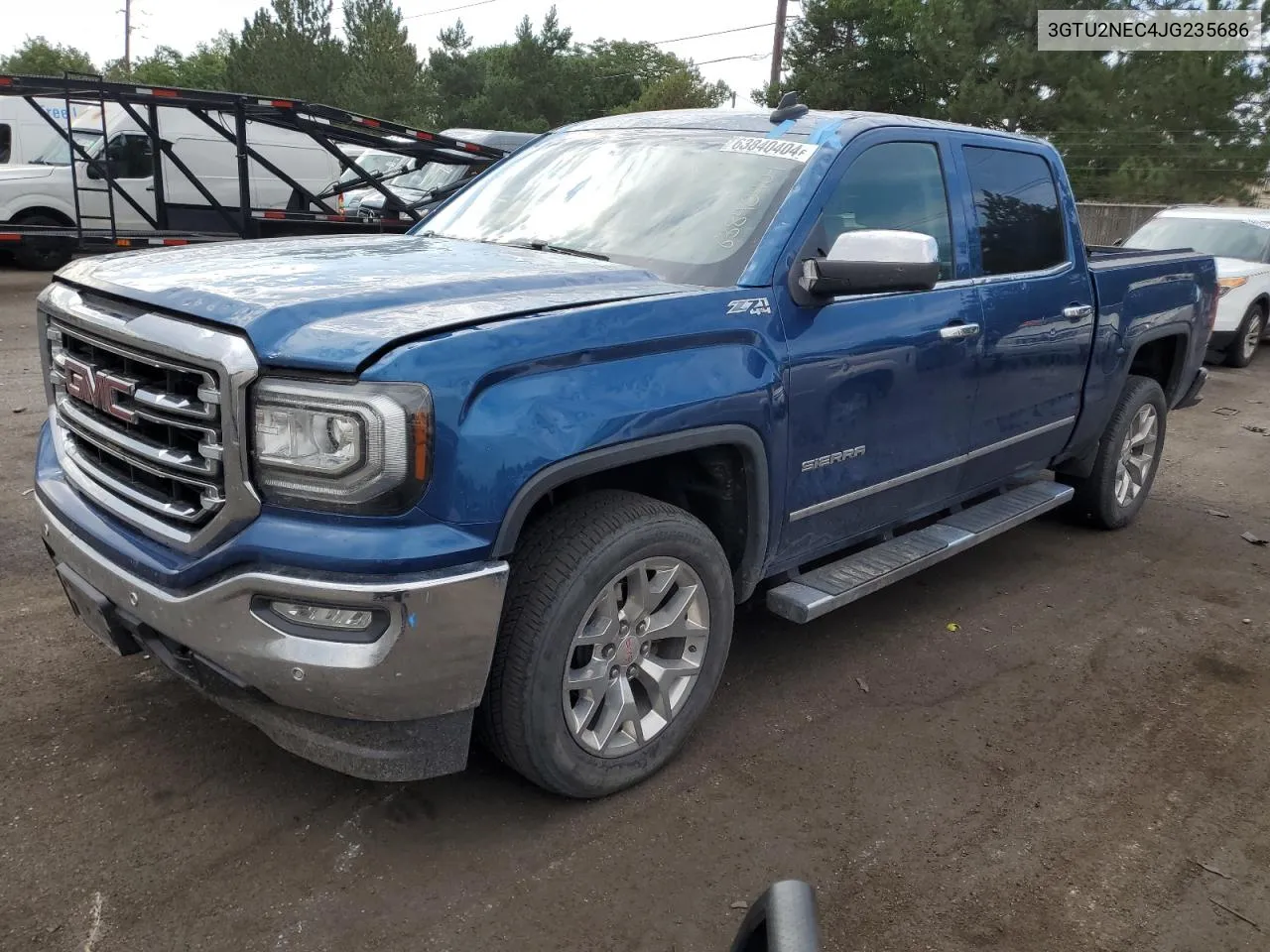 2018 GMC Sierra K1500 Slt VIN: 3GTU2NEC4JG235686 Lot: 63840404