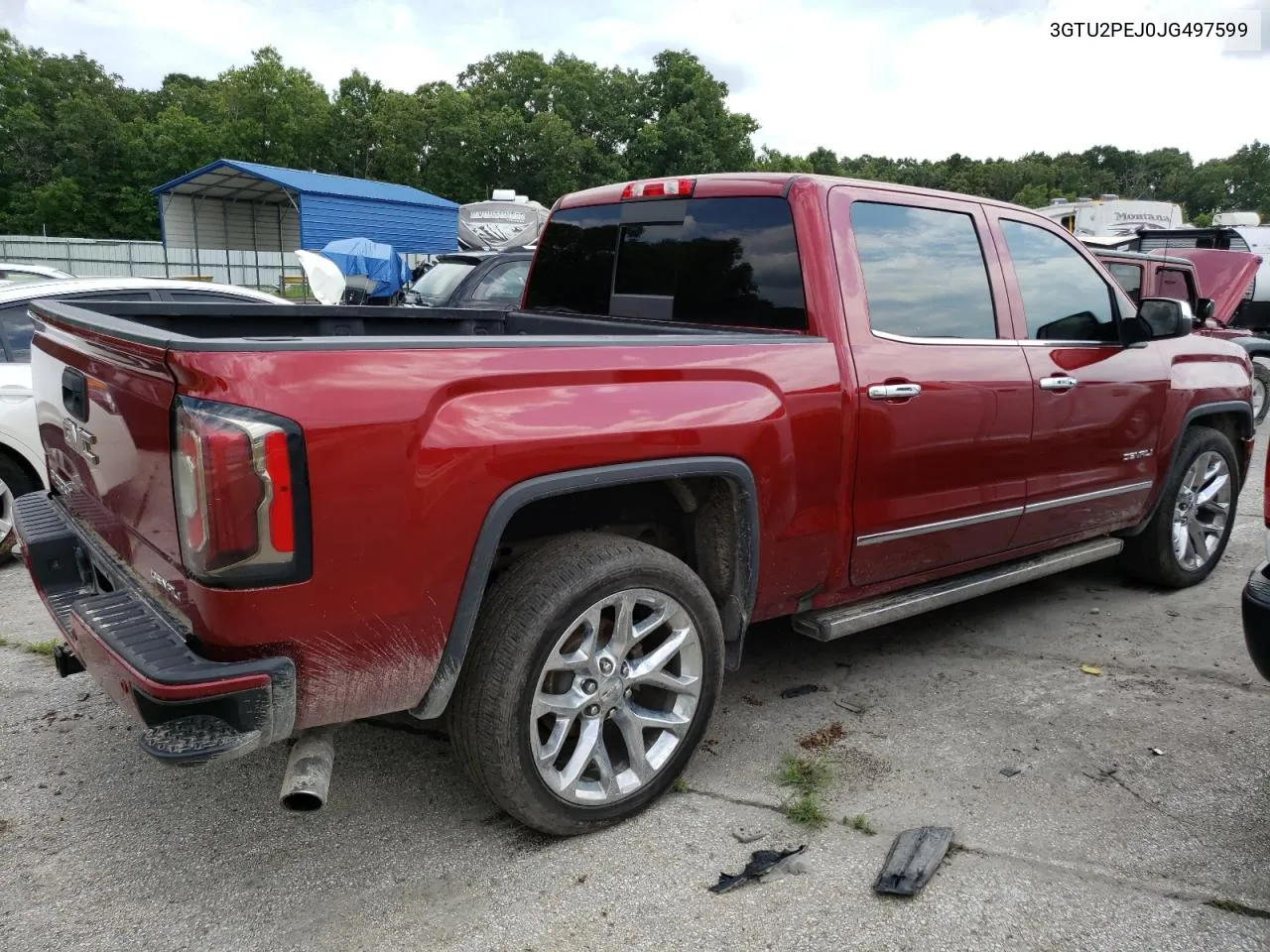 2018 GMC Sierra K1500 Denali VIN: 3GTU2PEJ0JG497599 Lot: 64032024