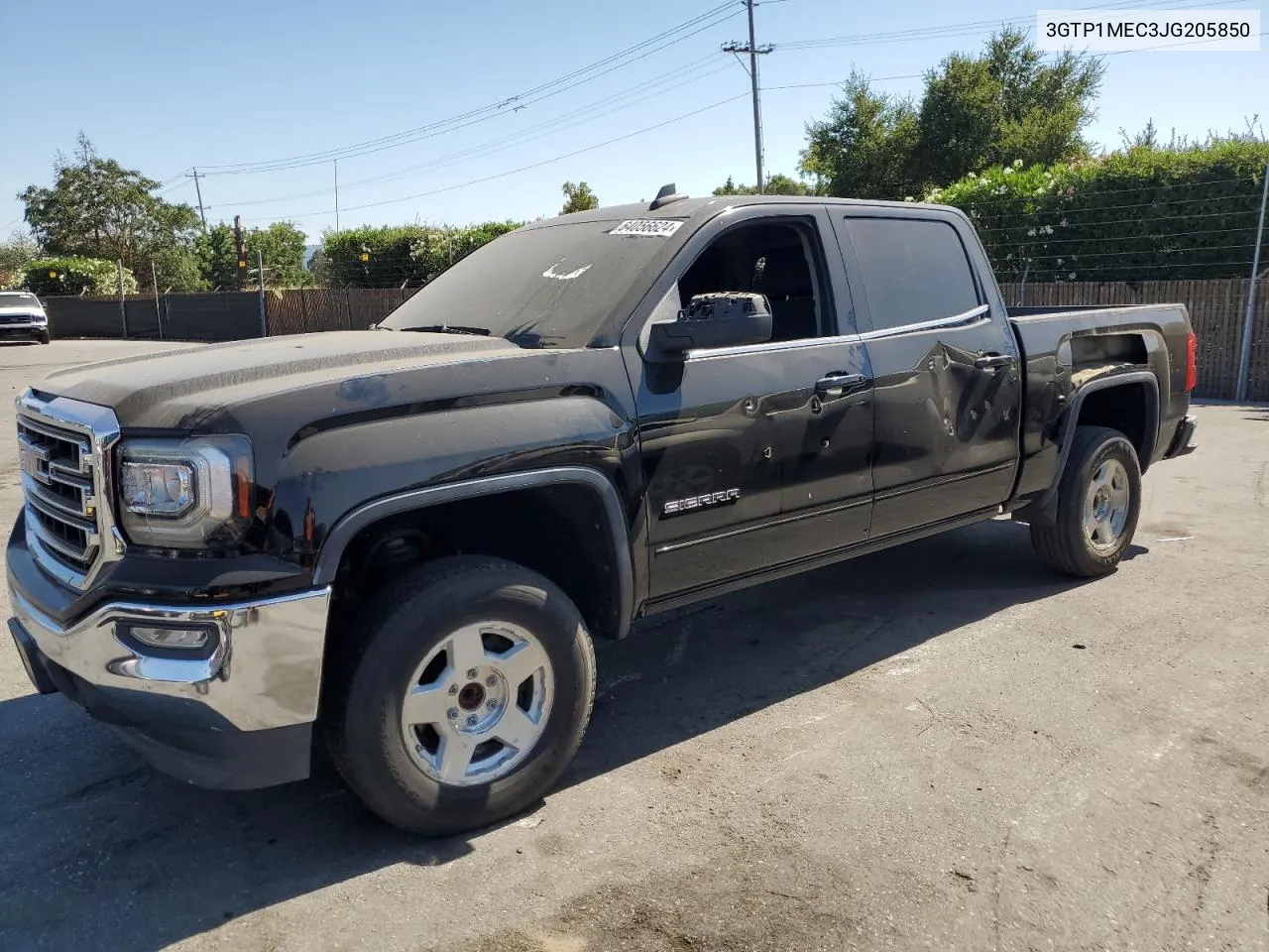 2018 GMC Sierra C1500 Sle VIN: 3GTP1MEC3JG205850 Lot: 64056624