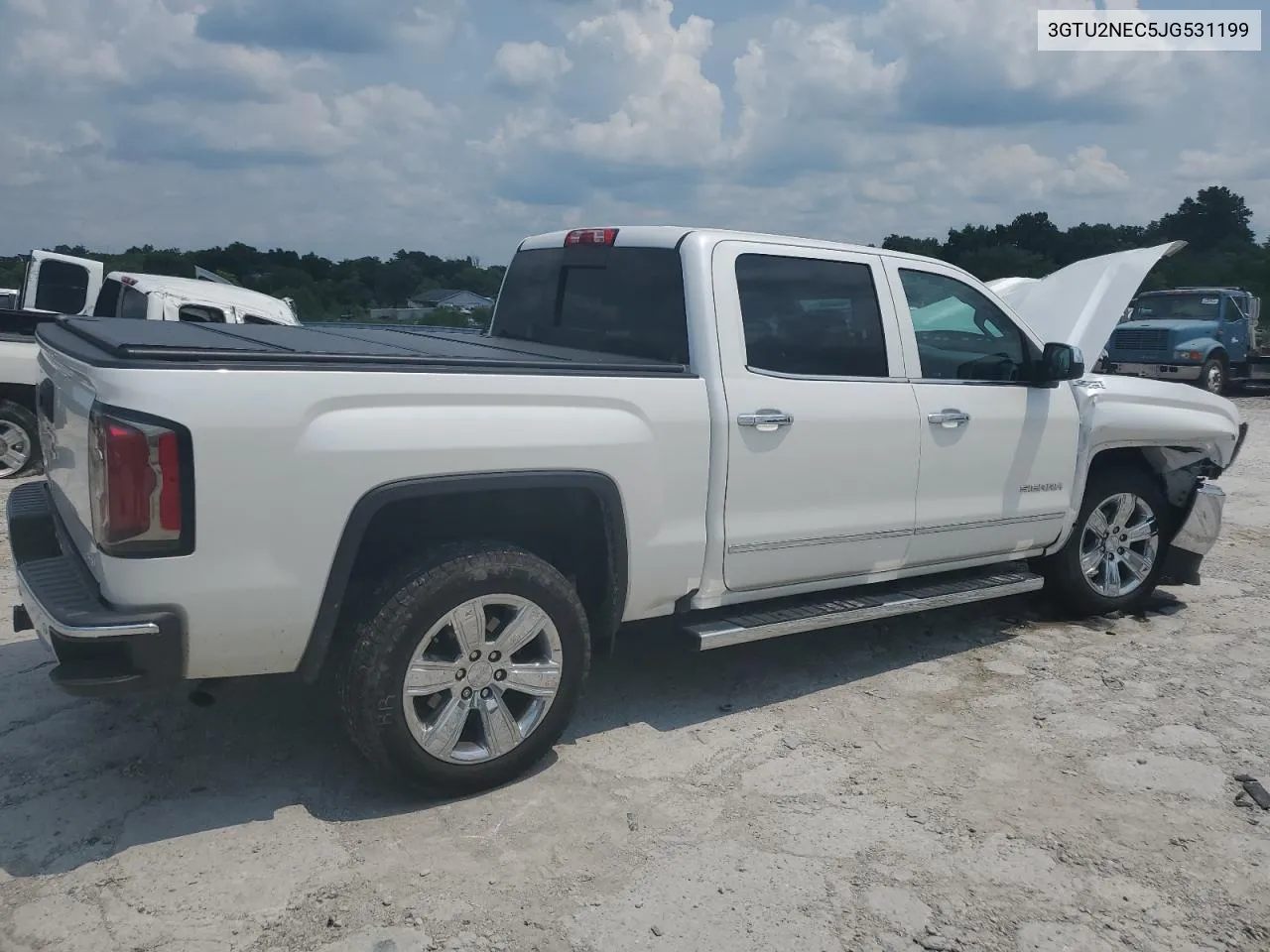 2018 GMC Sierra K1500 Slt VIN: 3GTU2NEC5JG531199 Lot: 64235254