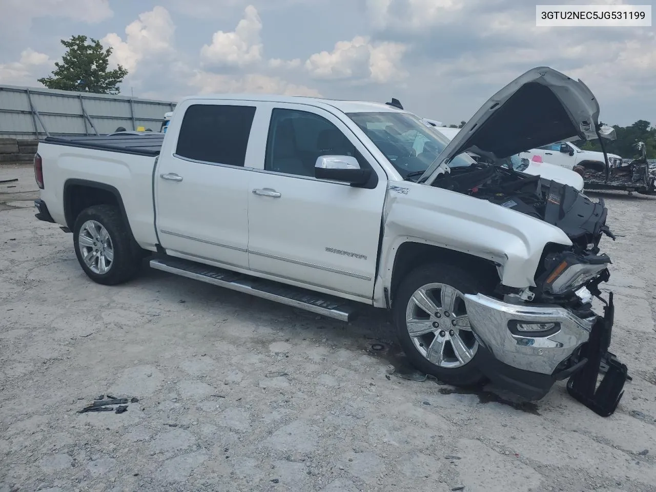 2018 GMC Sierra K1500 Slt VIN: 3GTU2NEC5JG531199 Lot: 64235254