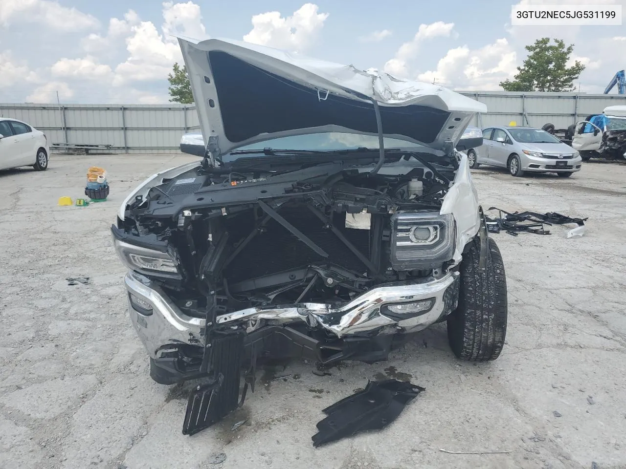 3GTU2NEC5JG531199 2018 GMC Sierra K1500 Slt