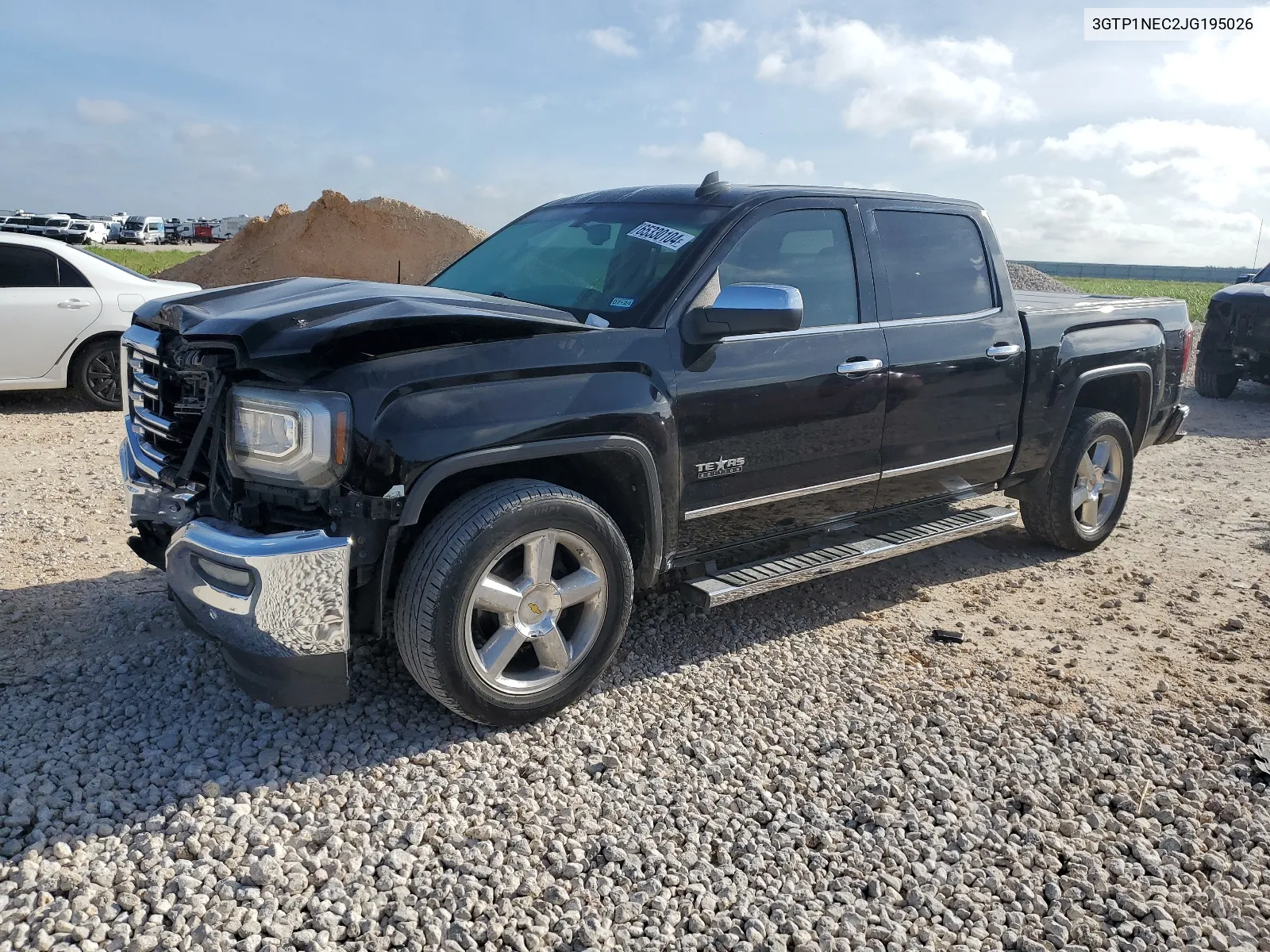 2018 GMC Sierra C1500 Slt VIN: 3GTP1NEC2JG195026 Lot: 65330104