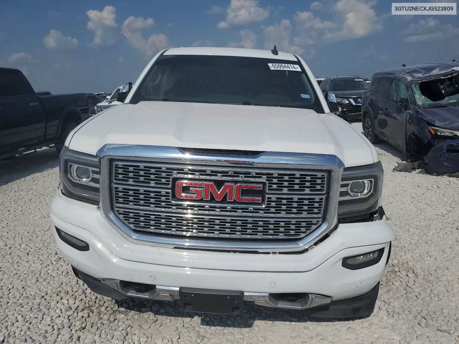 2018 GMC Sierra K1500 Slt VIN: 3GTU2NECXJG523809 Lot: 65994414