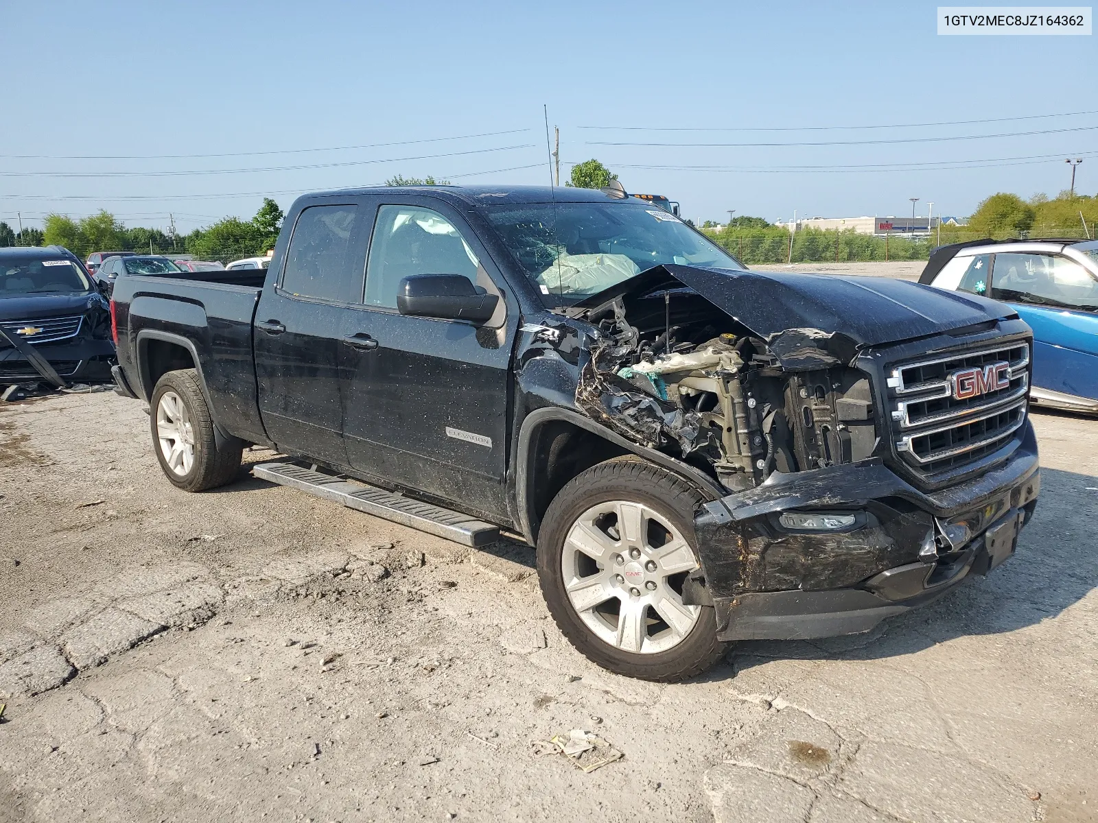 1GTV2MEC8JZ164362 2018 GMC Sierra K1500 Sle