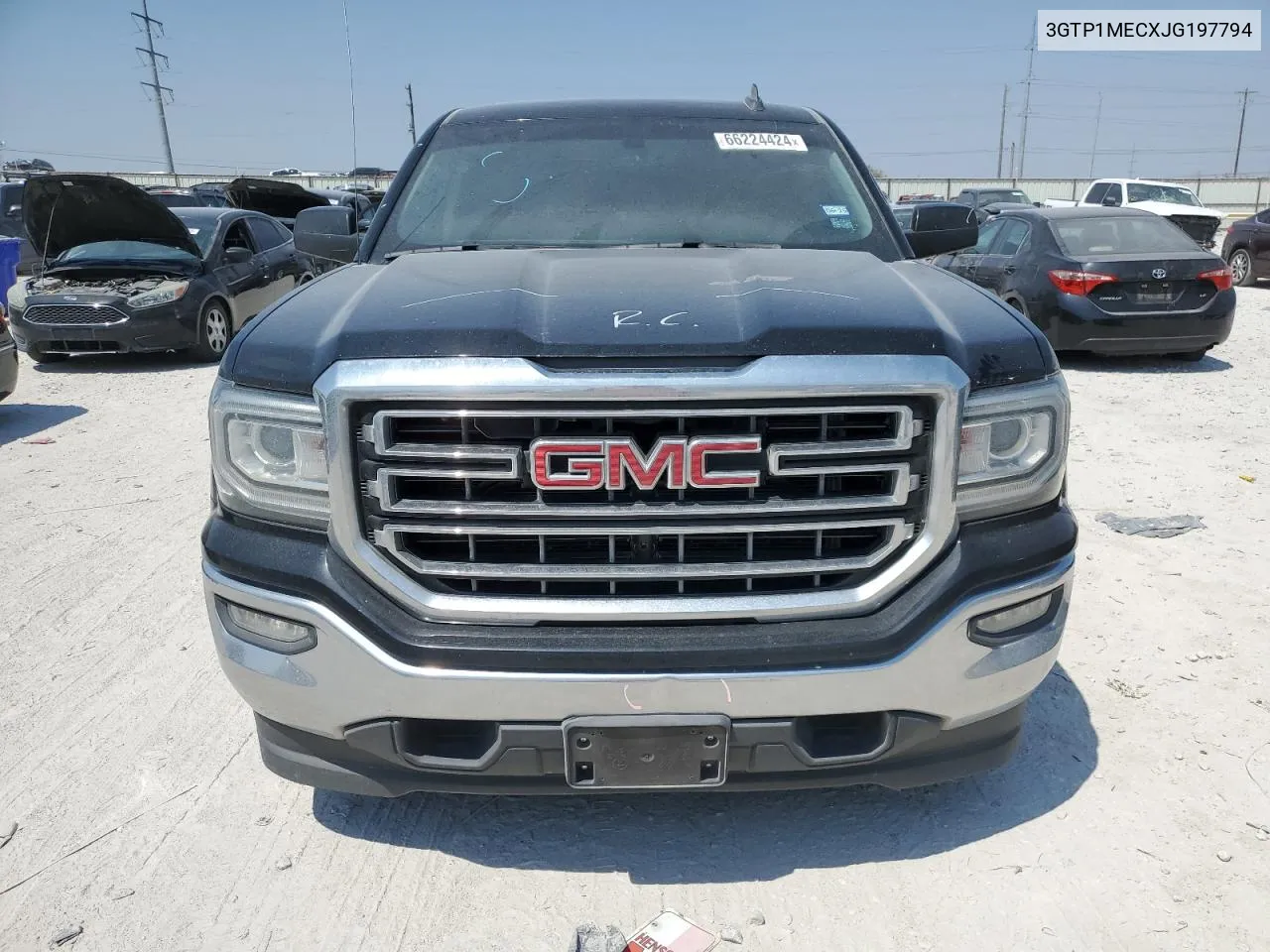 3GTP1MECXJG197794 2018 GMC Sierra C1500 Sle