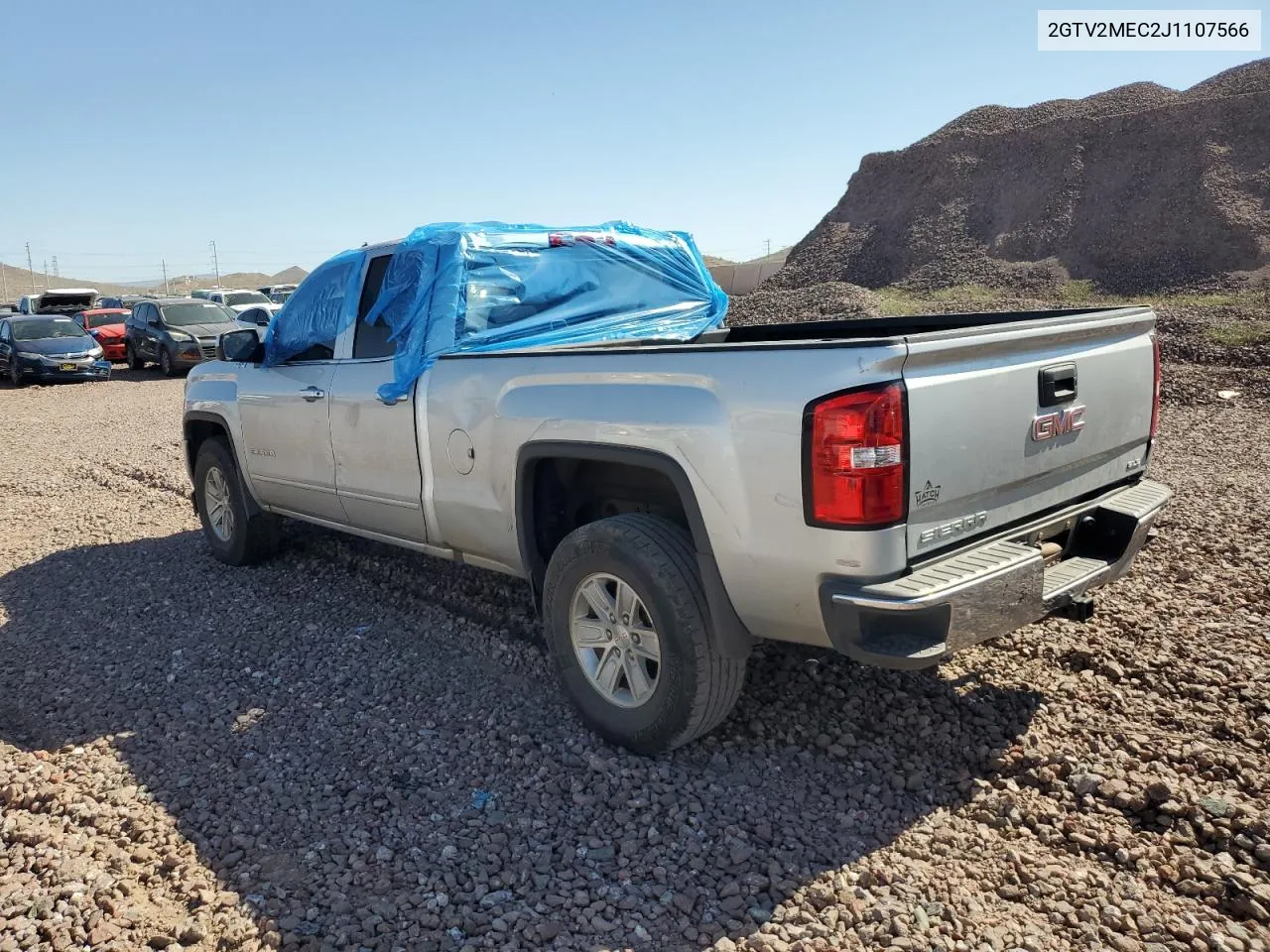 2018 GMC Sierra K1500 Sle VIN: 2GTV2MEC2J1107566 Lot: 66521624