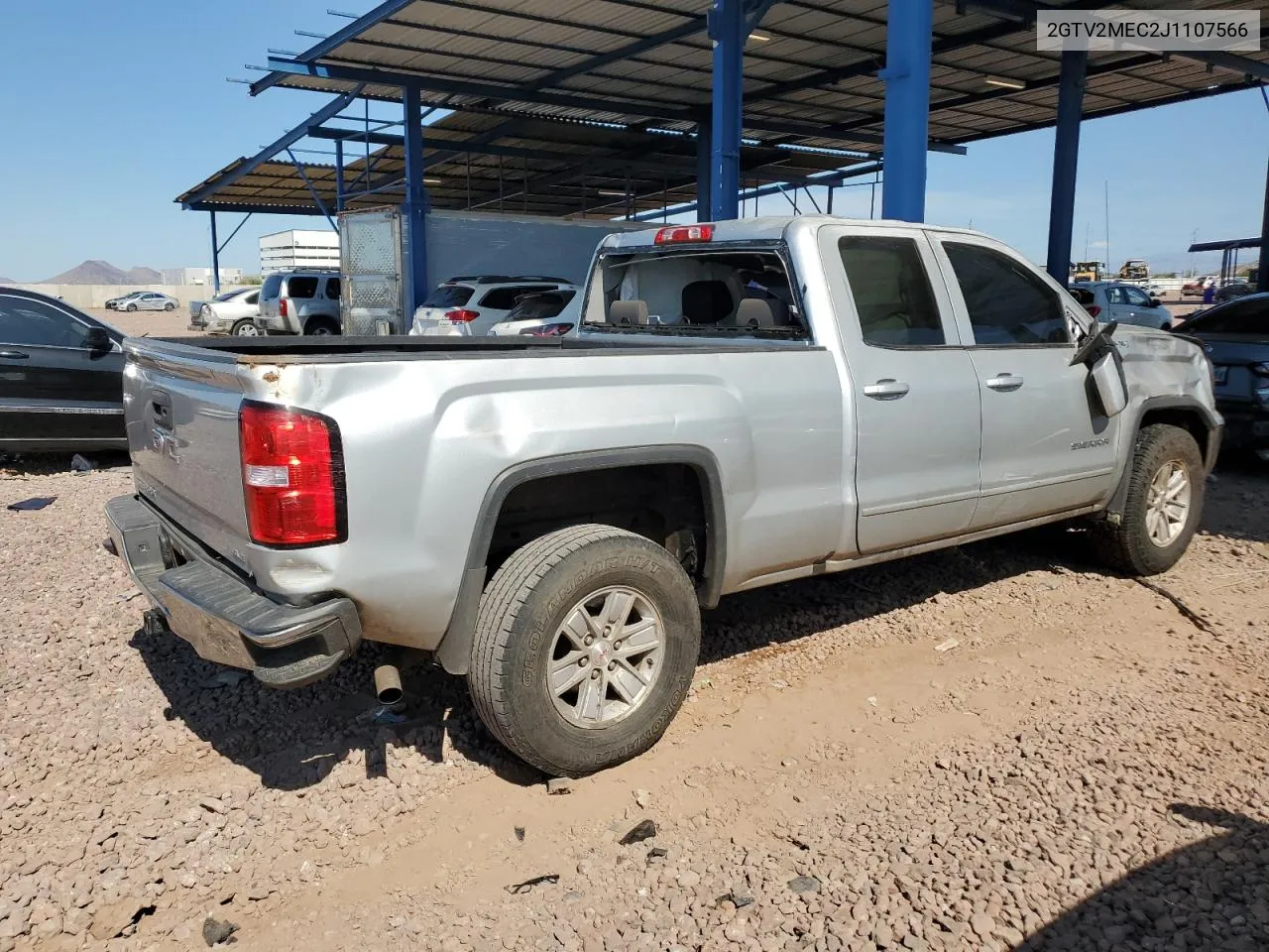 2018 GMC Sierra K1500 Sle VIN: 2GTV2MEC2J1107566 Lot: 66521624