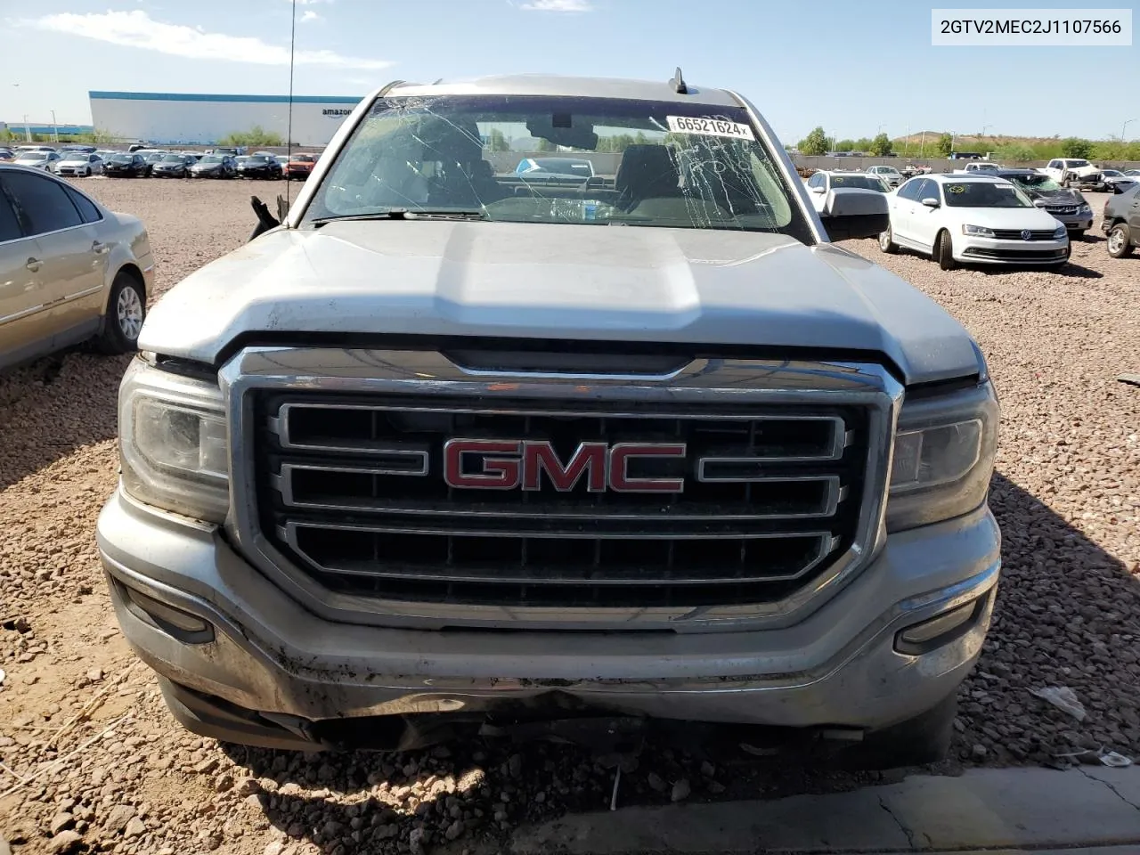 2018 GMC Sierra K1500 Sle VIN: 2GTV2MEC2J1107566 Lot: 66521624