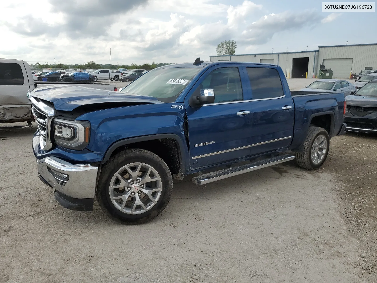 2018 GMC Sierra K1500 Slt VIN: 3GTU2NEC7JG196723 Lot: 66815604