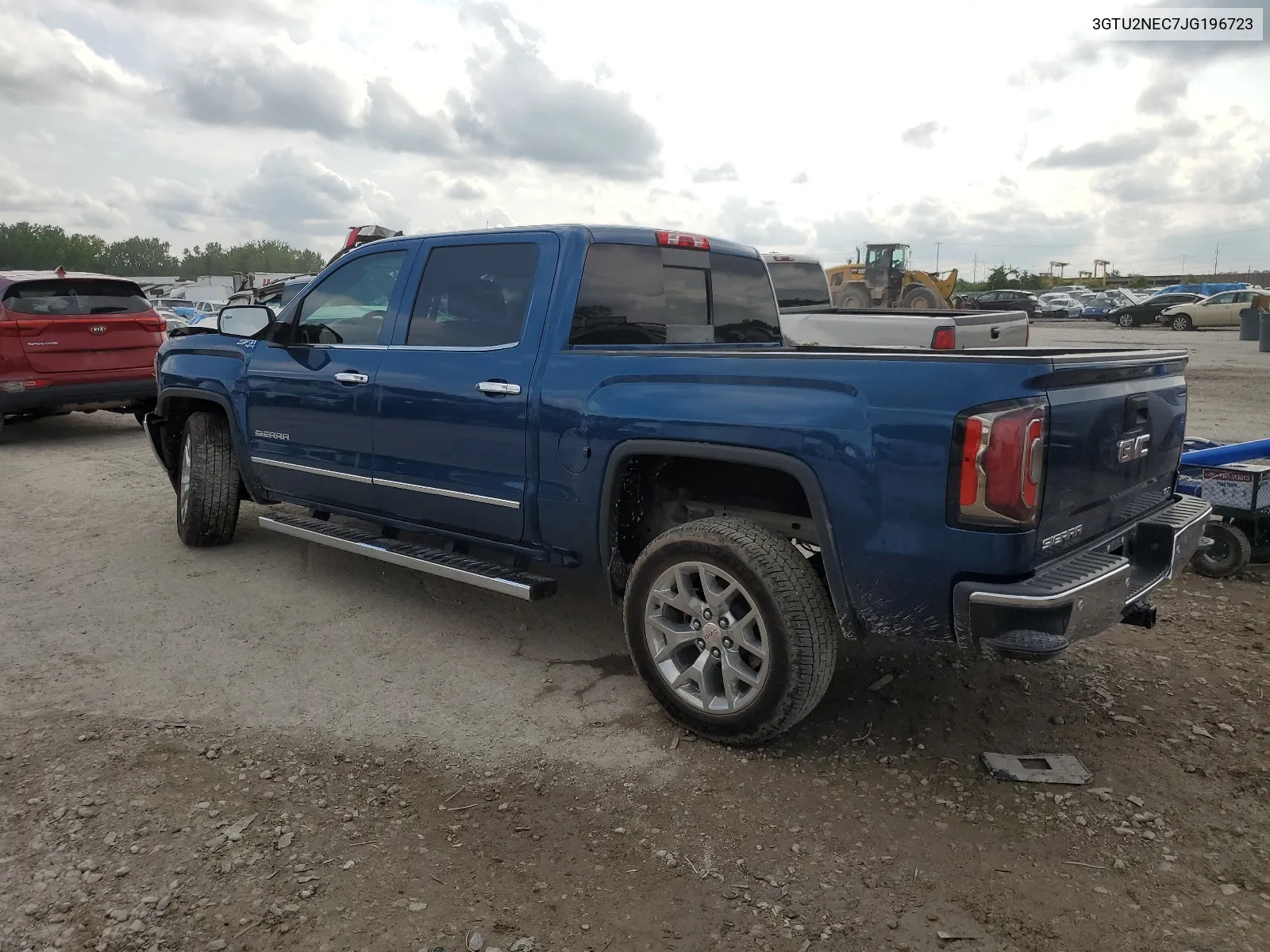 2018 GMC Sierra K1500 Slt VIN: 3GTU2NEC7JG196723 Lot: 66815604