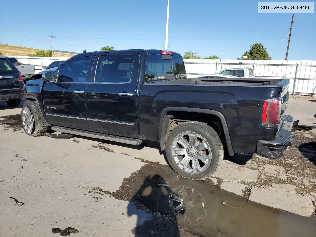 2018 GMC Sierra K1500 Denali VIN: 3GTU2PEJ8JG569486 Lot: 66993234