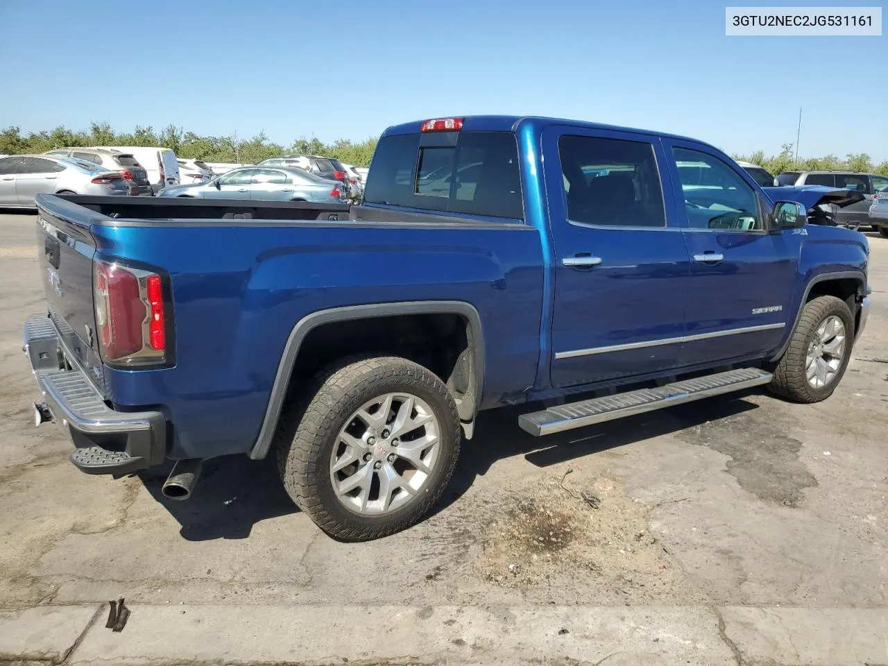 2018 GMC Sierra K1500 Slt VIN: 3GTU2NEC2JG531161 Lot: 67315044