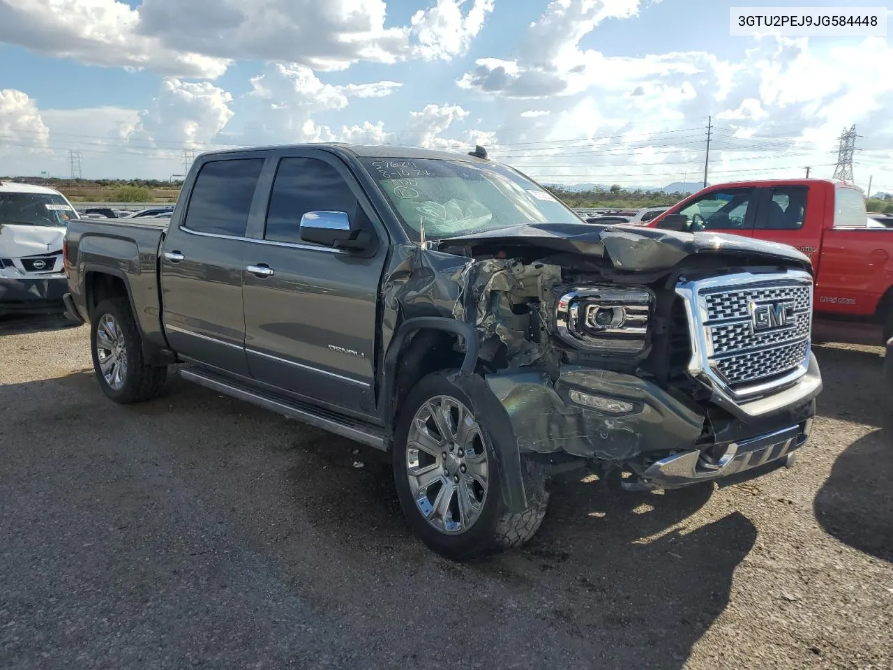 2018 GMC Sierra K1500 Denali VIN: 3GTU2PEJ9JG584448 Lot: 67325354