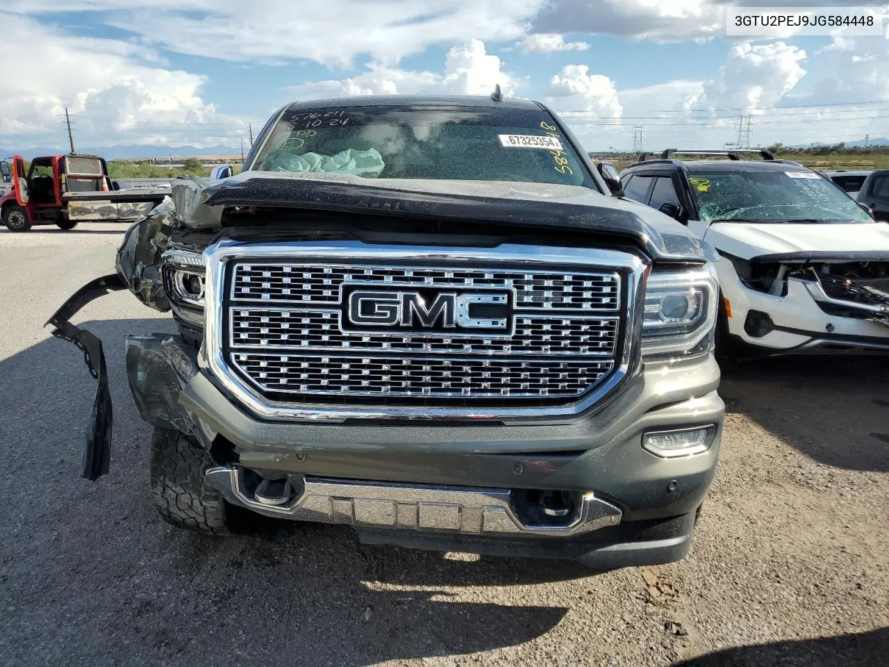 2018 GMC Sierra K1500 Denali VIN: 3GTU2PEJ9JG584448 Lot: 67325354