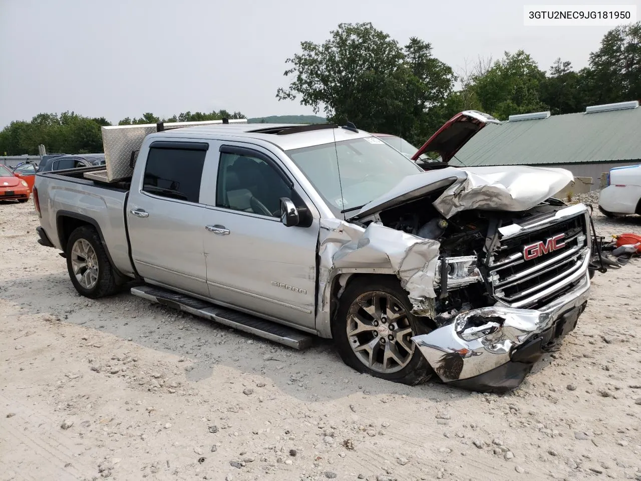 2018 GMC Sierra K1500 Slt VIN: 3GTU2NEC9JG181950 Lot: 67745754