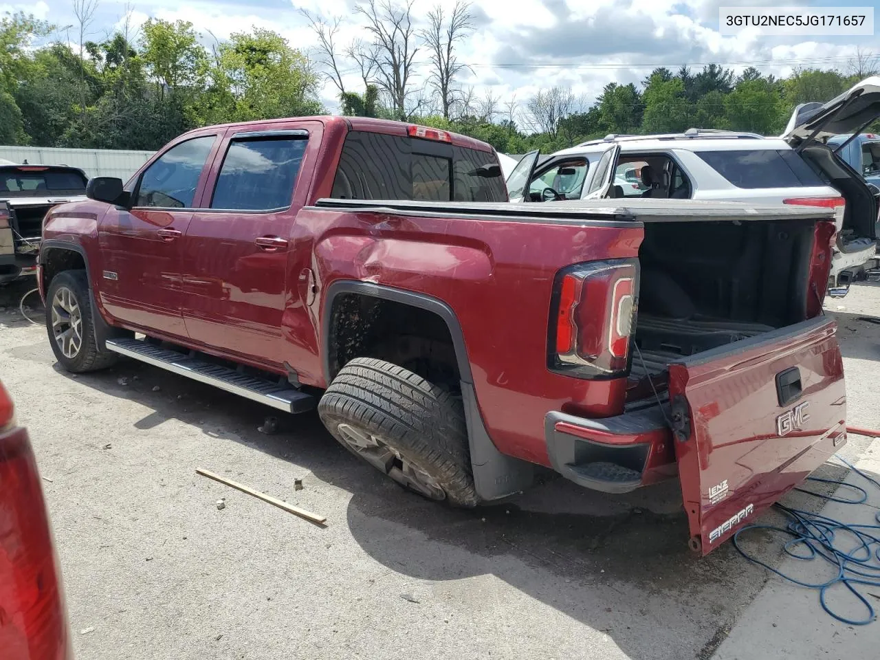 2018 GMC Sierra K1500 Slt VIN: 3GTU2NEC5JG171657 Lot: 67867284