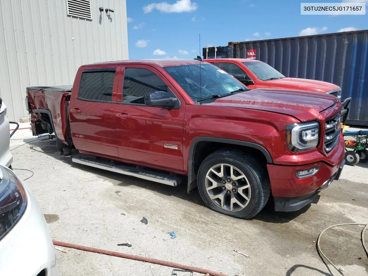 2018 GMC Sierra K1500 Slt VIN: 3GTU2NEC5JG171657 Lot: 67867284