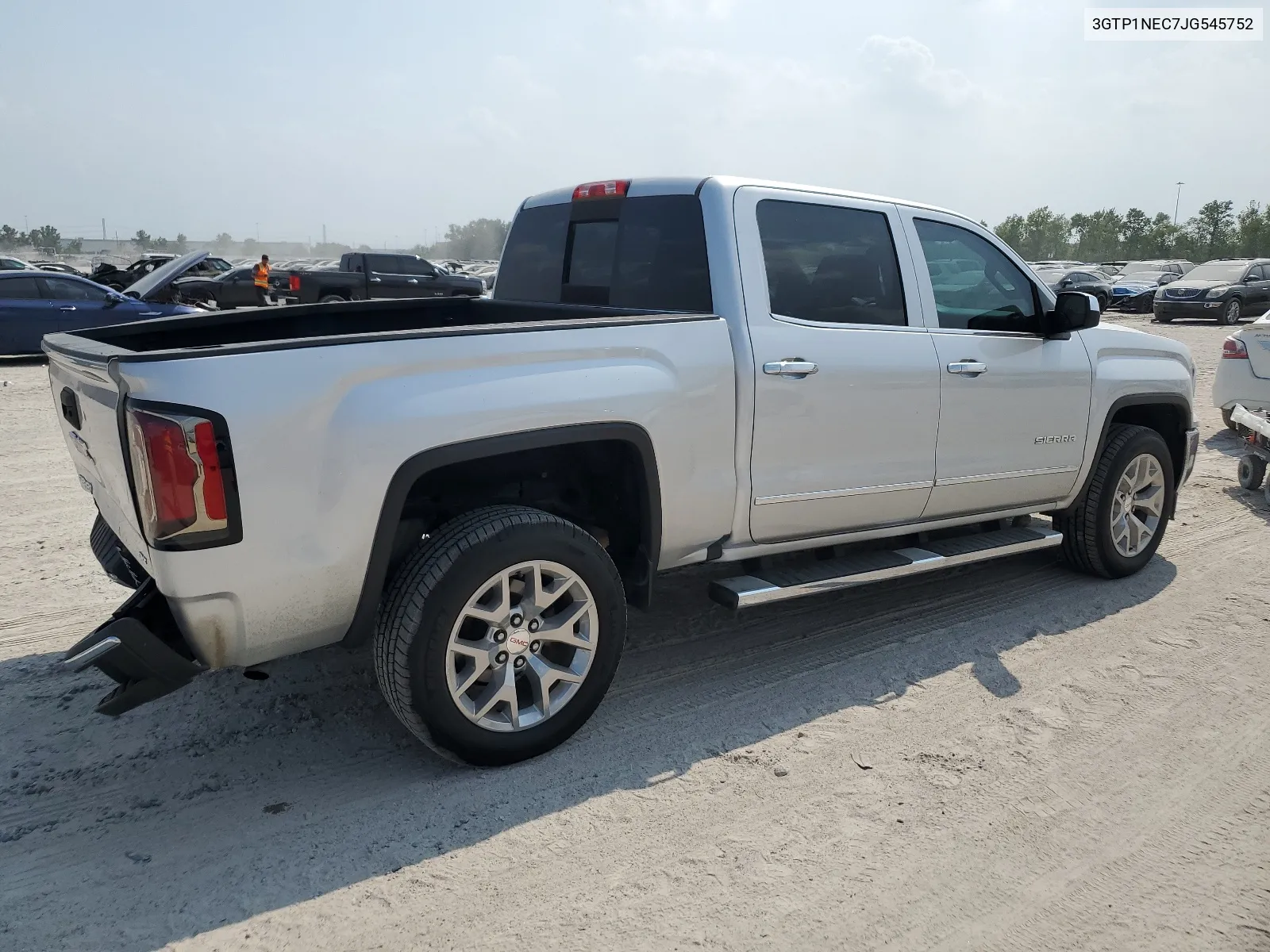 2018 GMC Sierra C1500 Slt VIN: 3GTP1NEC7JG545752 Lot: 67898104