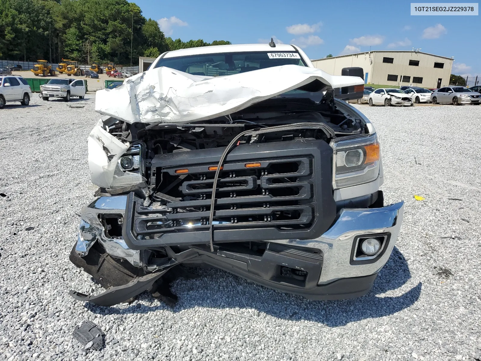 2018 GMC Sierra C2500 Sle VIN: 1GT21SEG2JZ229378 Lot: 67963734