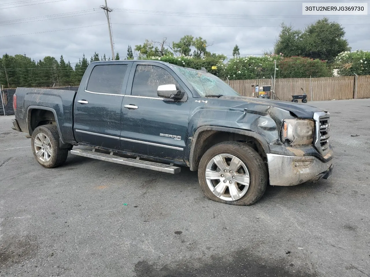 2018 GMC Sierra K1500 Slt VIN: 3GTU2NER9JG369730 Lot: 68377144