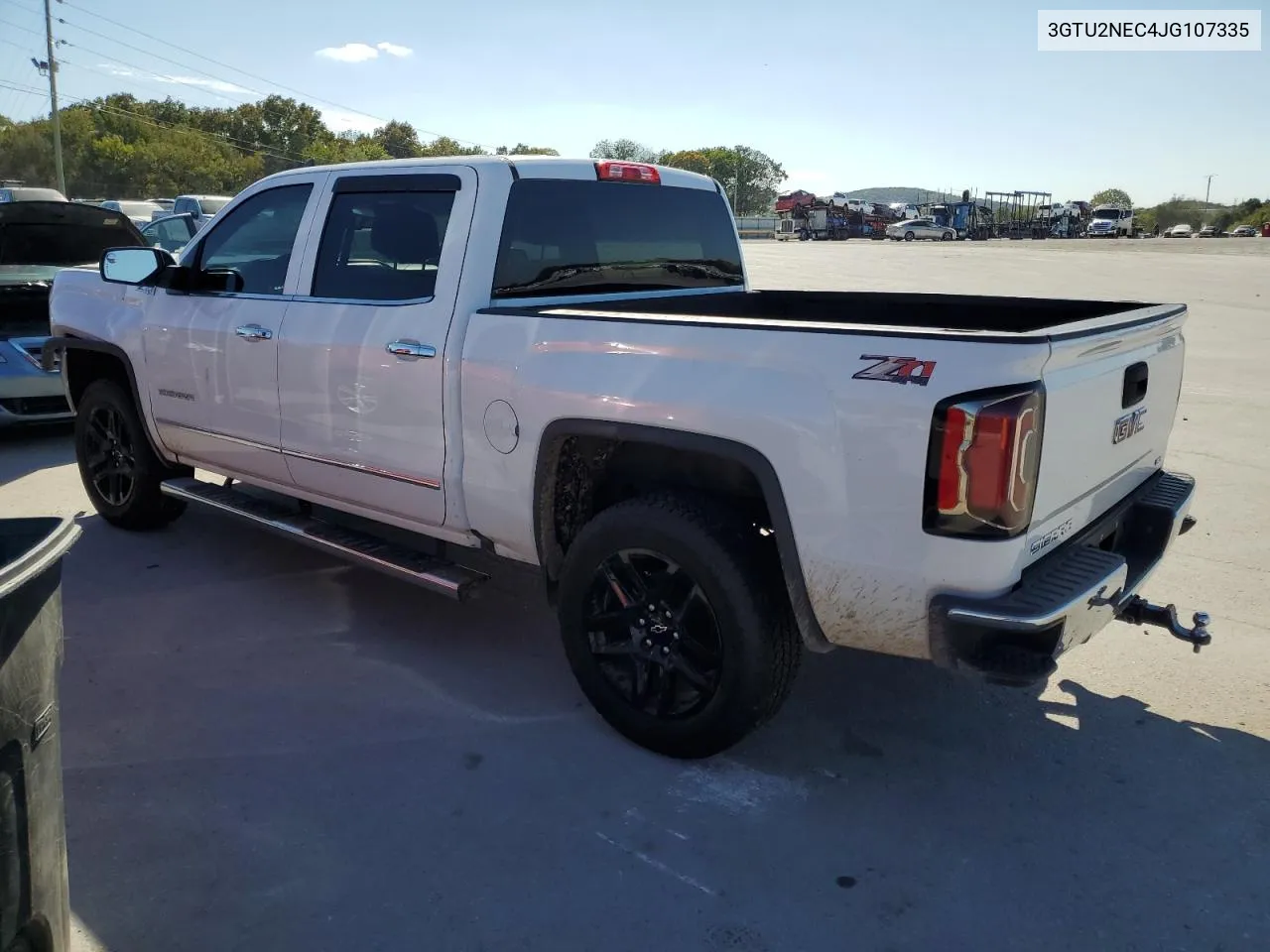 2018 GMC Sierra K1500 Slt VIN: 3GTU2NEC4JG107335 Lot: 68743813