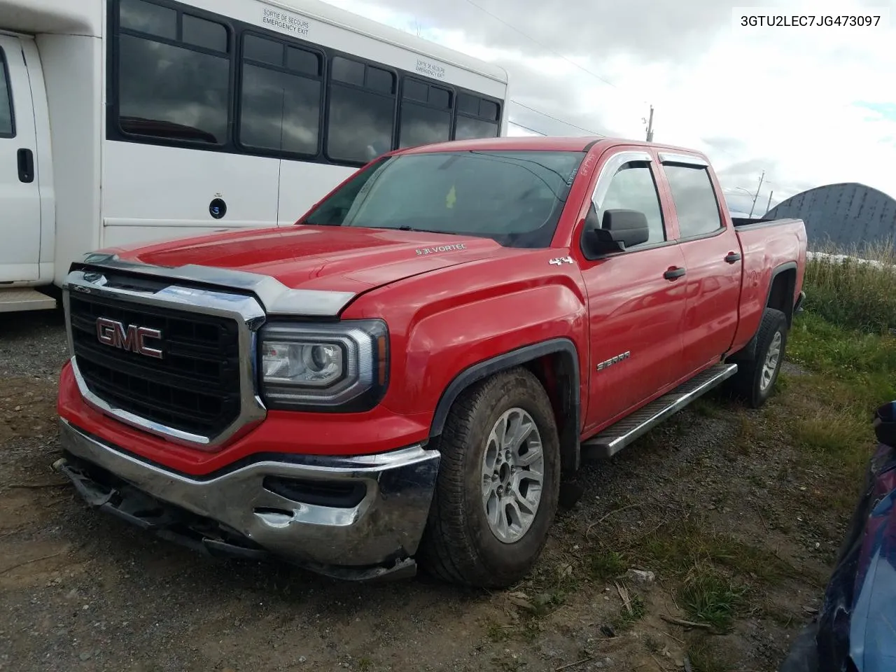 2018 GMC Sierra K1500 VIN: 3GTU2LEC7JG473097 Lot: 68787954