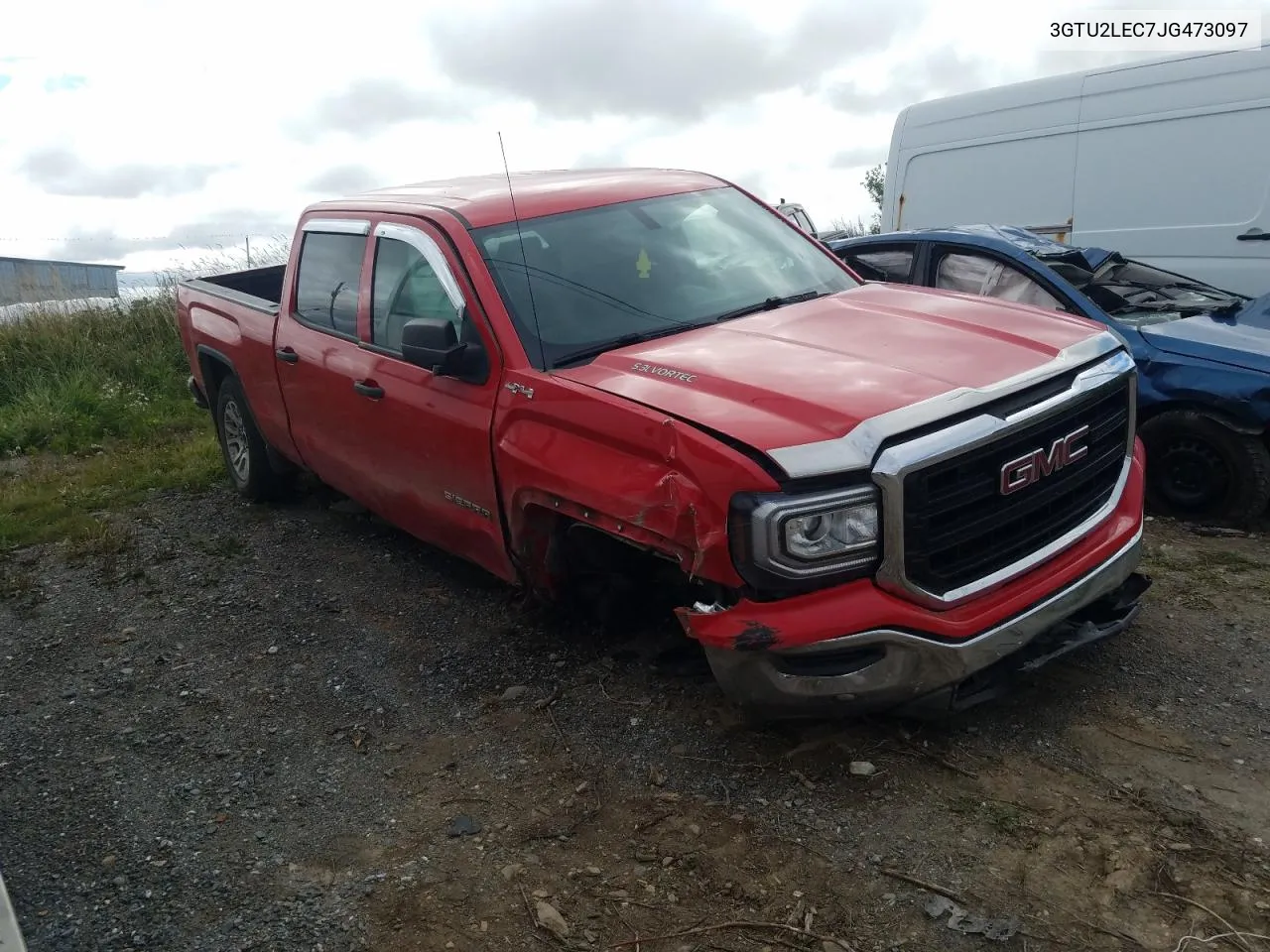 2018 GMC Sierra K1500 VIN: 3GTU2LEC7JG473097 Lot: 68787954