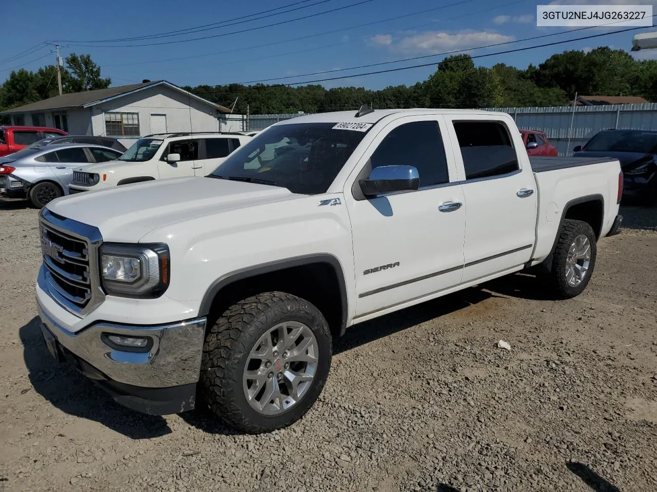 2018 GMC Sierra K1500 Slt VIN: 3GTU2NEJ4JG263227 Lot: 69027204