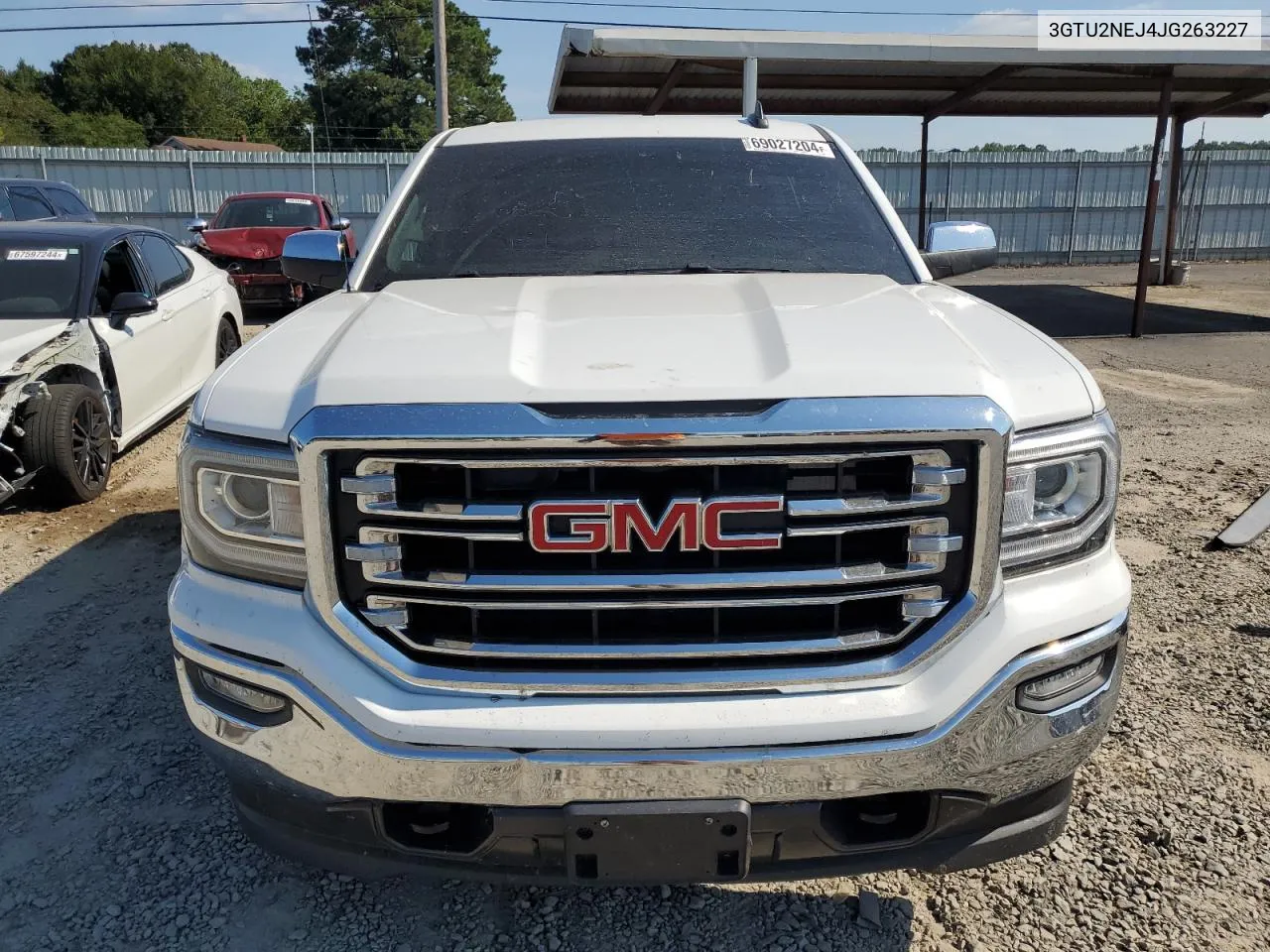 2018 GMC Sierra K1500 Slt VIN: 3GTU2NEJ4JG263227 Lot: 69027204