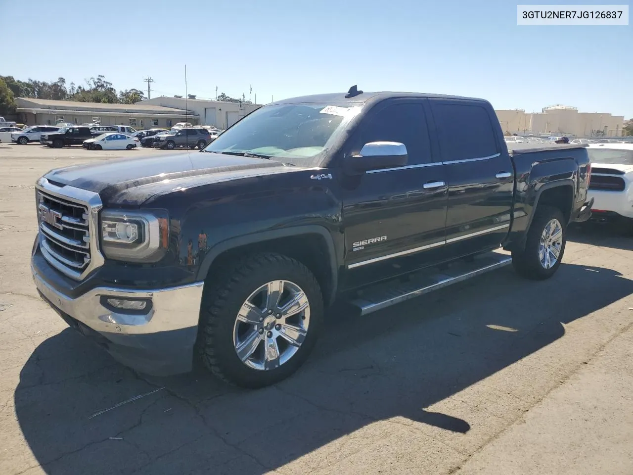 2018 GMC Sierra K1500 Slt VIN: 3GTU2NER7JG126837 Lot: 69602074