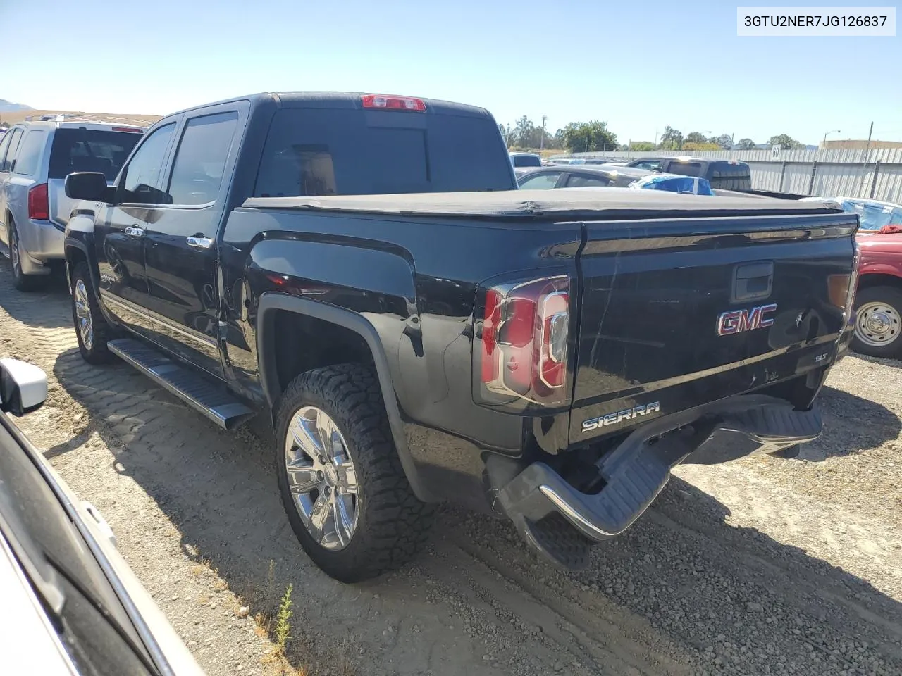 2018 GMC Sierra K1500 Slt VIN: 3GTU2NER7JG126837 Lot: 69602074