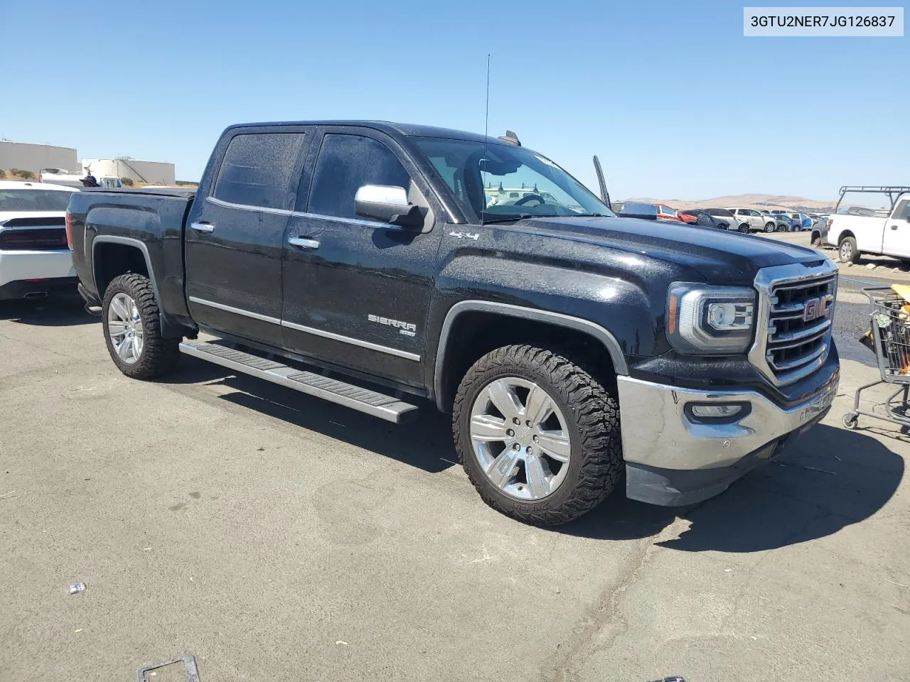 2018 GMC Sierra K1500 Slt VIN: 3GTU2NER7JG126837 Lot: 69602074