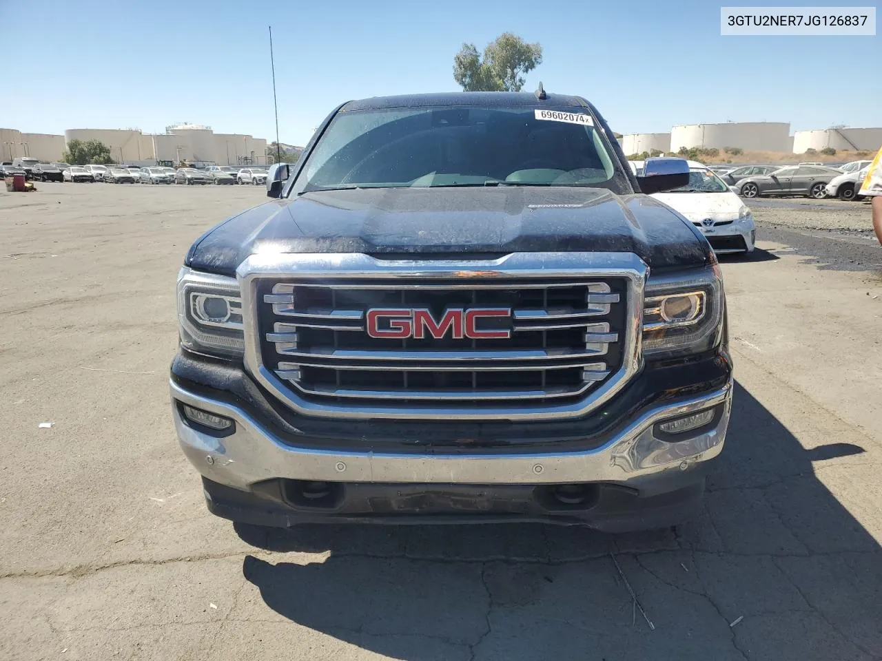 2018 GMC Sierra K1500 Slt VIN: 3GTU2NER7JG126837 Lot: 69602074