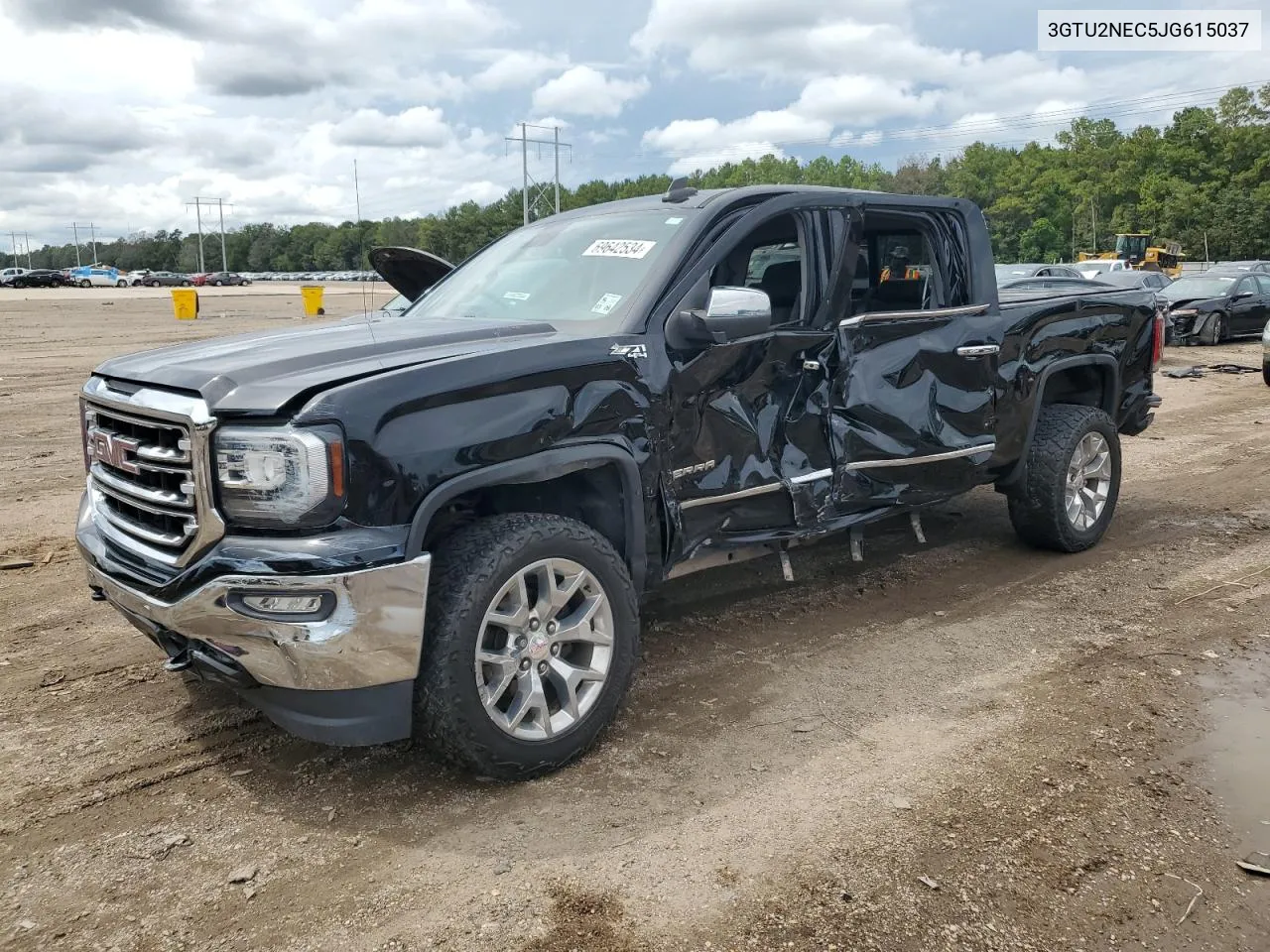 2018 GMC Sierra K1500 Slt VIN: 3GTU2NEC5JG615037 Lot: 69642534