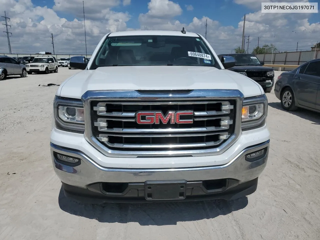 2018 GMC Sierra C1500 Slt VIN: 3GTP1NEC6JG197071 Lot: 69848874