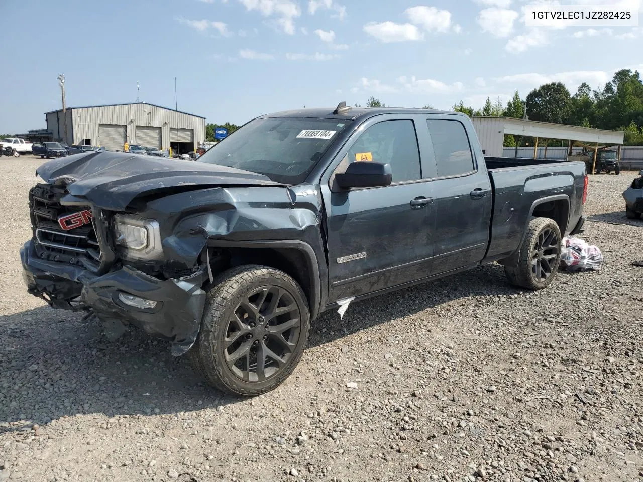 2018 GMC Sierra K1500 VIN: 1GTV2LEC1JZ282425 Lot: 70068104