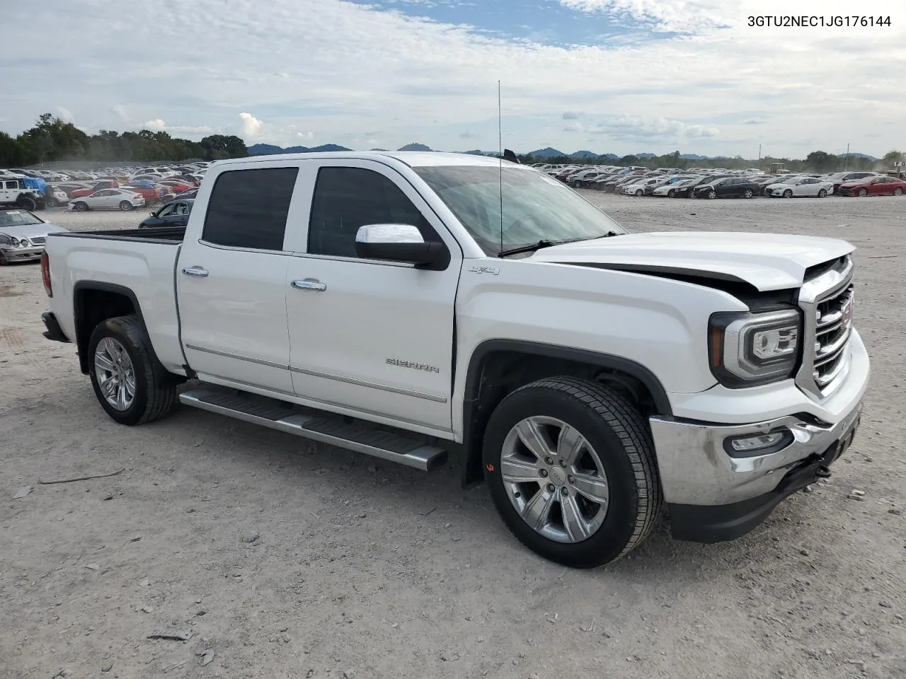 2018 GMC Sierra K1500 Slt VIN: 3GTU2NEC1JG176144 Lot: 70088884