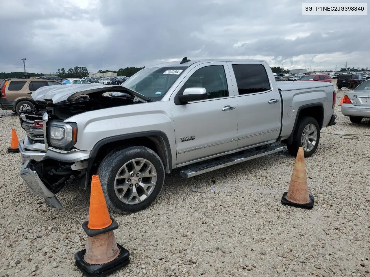 2018 GMC Sierra C1500 Slt VIN: 3GTP1NEC2JG398840 Lot: 70403604